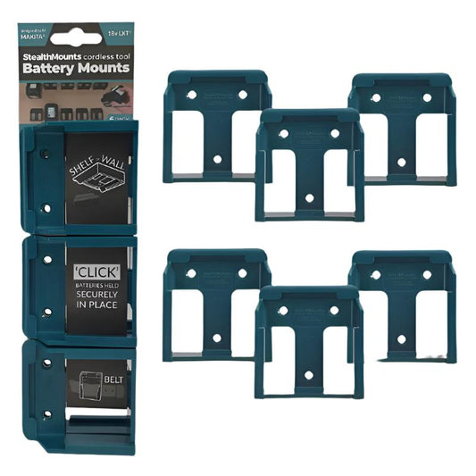 Makita 18V Wall-Mount Battery Organizer – Convenient & Accessible Power Storage